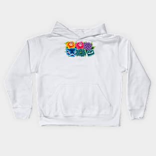 Flores Huancas Kids Hoodie